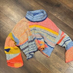 Sincerely Jules Blocked Colorful Sweater